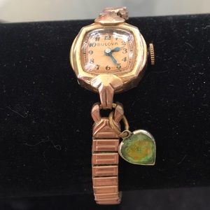 Gold Tone Bulova Stretch Watch
